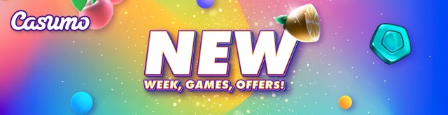 New games and offers every Monday at Casumo Casino.